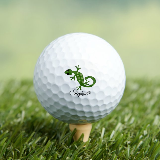 Balles De Golf Conception de Gecko (T-shirt Insitu)