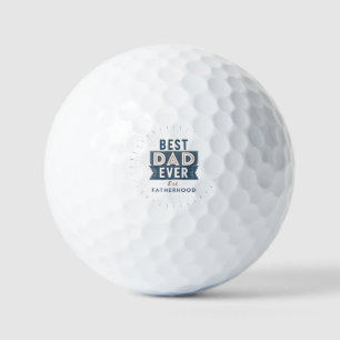 Balles De Golf Conception de la paternité Meilleur Papa Ever Star