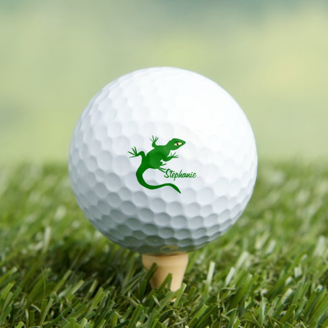 Balles De Golf Conception de lézard personnalisée (T-shirt Insitu)