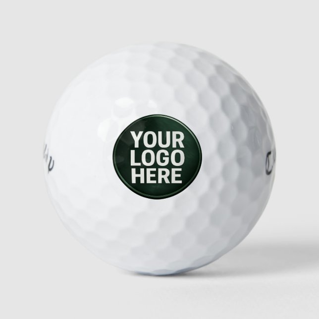 Balles De Golf Conception de logo d'entreprise / de société (Devant)