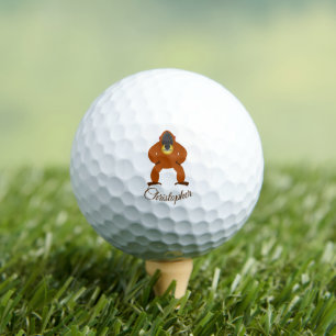 Balles De Golf Conception de l'Orangoutan