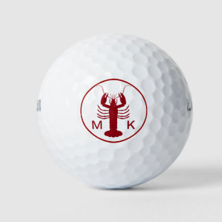 Balles De Golf Conception de monogramme pour hommes nautiques
