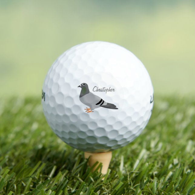 Balles De Golf Conception de pigeon (T-shirt Insitu)
