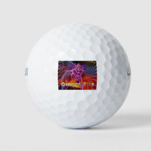 Balles De Golf Conception époustouflante de feu de dragon