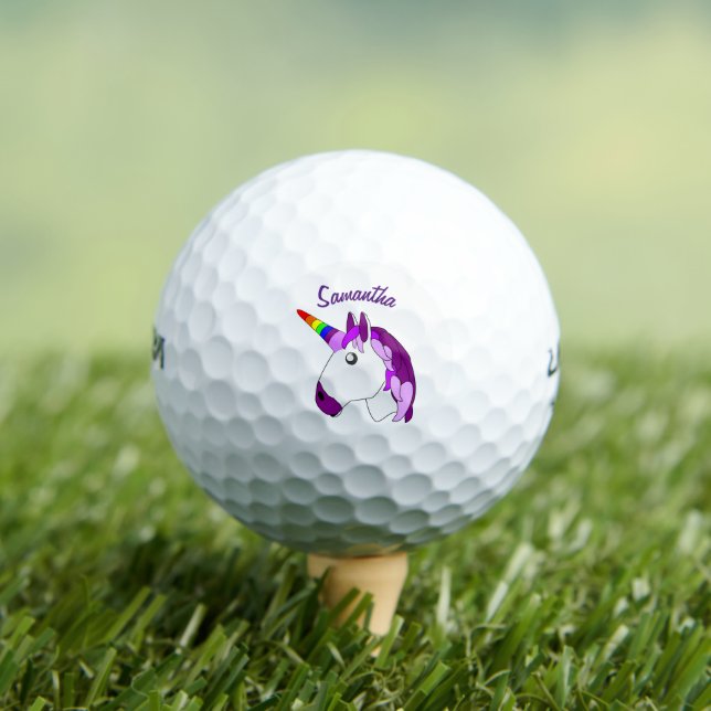 Balles De Golf Conception Unicorn personnalisée (T-shirt Insitu)