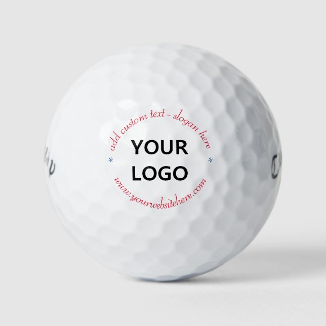 Balles De Golf Concevez votre propre logo personnalisé Timbres de (Devant)
