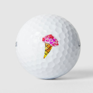 Balles De Golf Cône de crème glacée