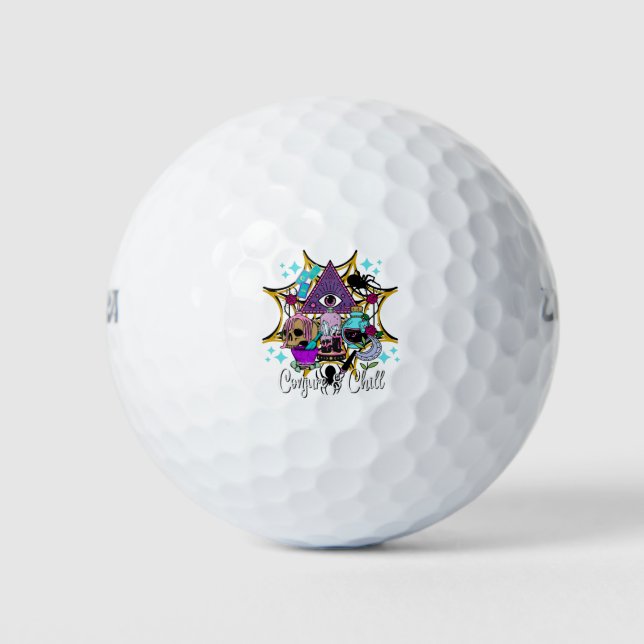 Balles De Golf Conjuration et refroidissement (Devant)