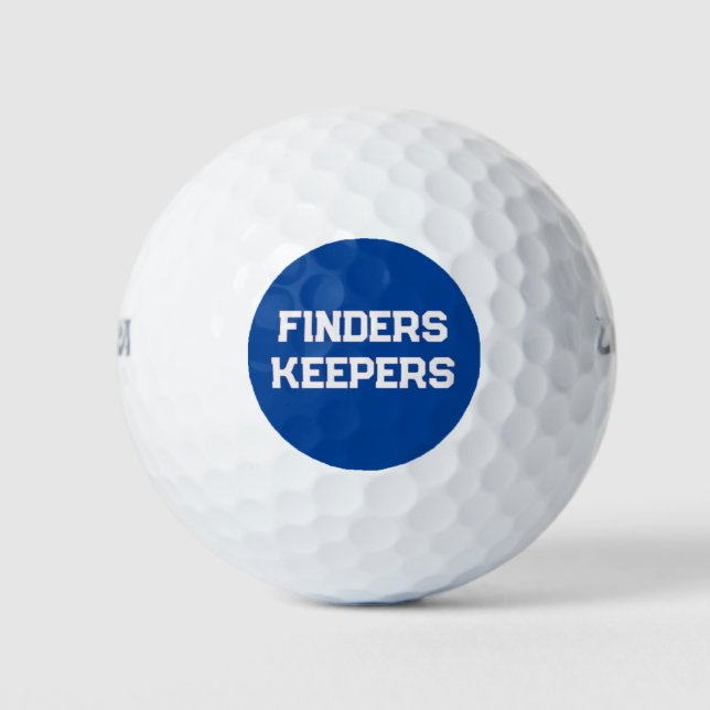 BALLES DE GOLF CONSERVATEURS (Devant)