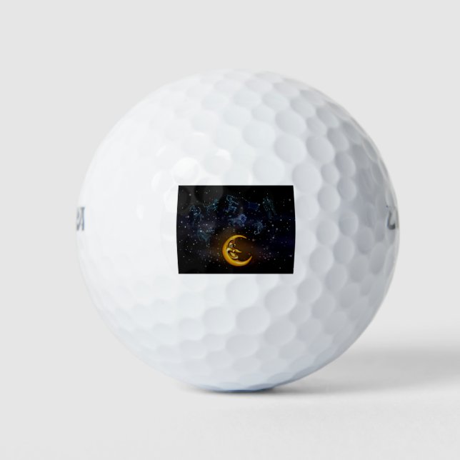 Balles De Golf Constellations de lune (Devant)