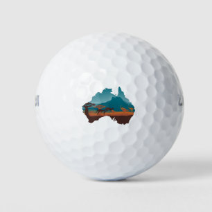 Balles De Golf Cool Kangaroo Australie voyage Support Australie