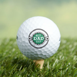 Balles De Golf Cool Moderne Meilleur Papa Jamais Fête des pères G
