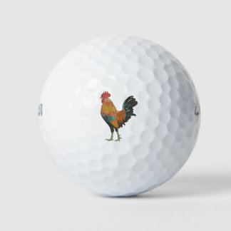 Balles De Golf coq coloré réaliste