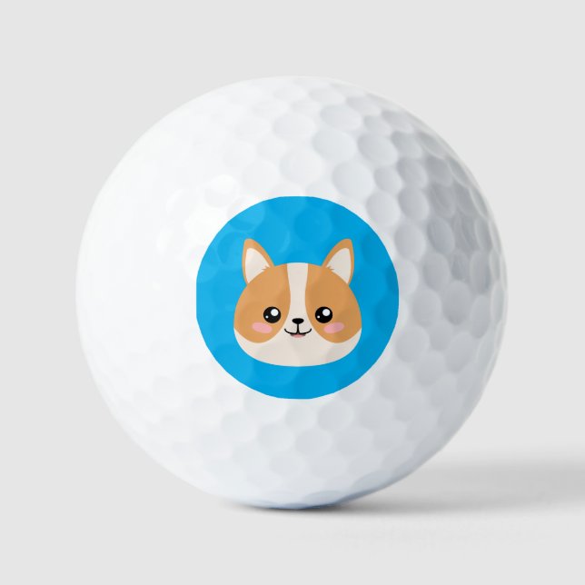 Balles De Golf Corgi (Recto)