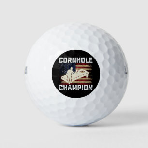 Balles De Golf Cornhole Champion américain Drapeau USA 4 juillet