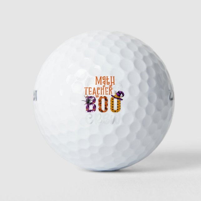 Balles De Golf Costume d'Halloween pour professeur de maths Boo C (Devant)