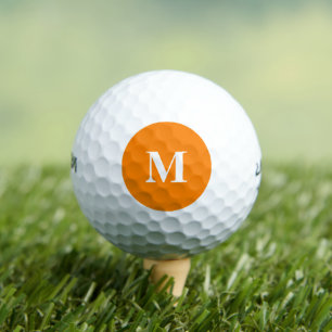 Balles De Golf Couleur simple orange