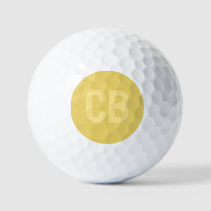 Balles De Golf Couleur tendance Soft Jaune Balls De Golf