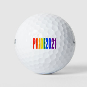 Balles De Golf Couleurs du drapeau arc-en-ciel LGBT LGBTQ Gay pri
