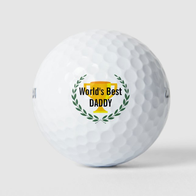 Balles De Golf Coupe Trophy et Laurel Wreath (Devant)