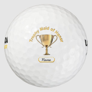 Balles De Golf Coupe Trophy pour une 'Maid of Honor'.