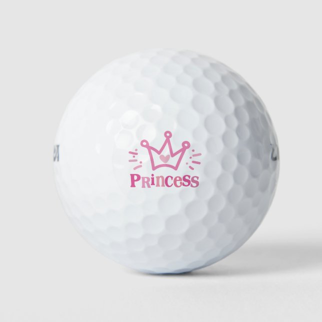 Balles De Golf couronne princesse, tiara (Devant)