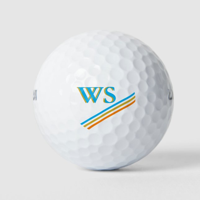 Balles De Golf Couvercle en cuir noir personnalisé (Devant)