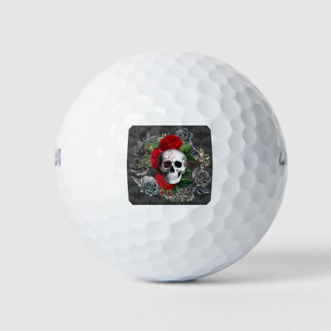 Balles De Golf Crâne (Devant)
