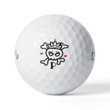 Crâne princesse avec votre initiale