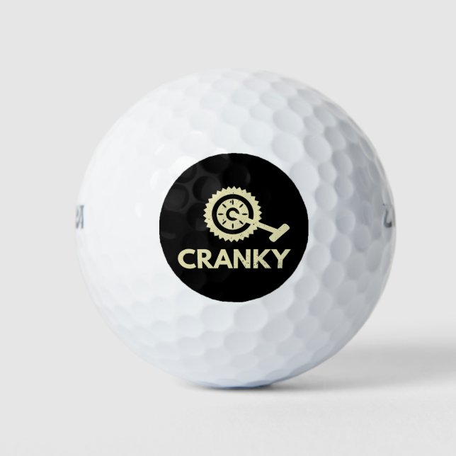 Balles De Golf Cranky / Vélo / Cycliste (Devant)