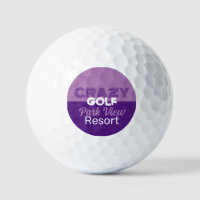 Crazy Golf Slogan, Mini Golf Course