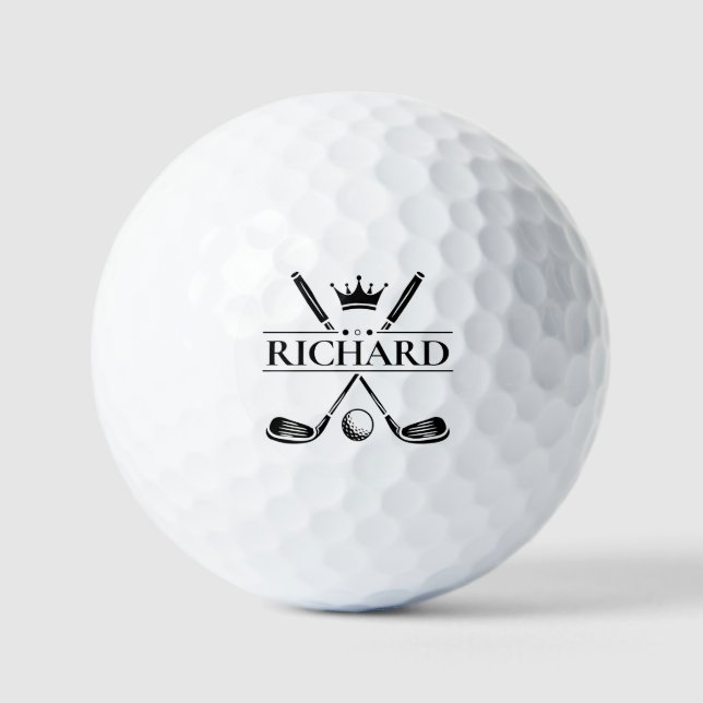 Balles De Golf Create Your Own Custom Name (Recto)