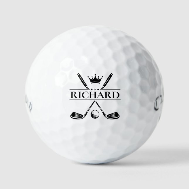 Balles De Golf Create Your Own Custom Name Branded (Recto)