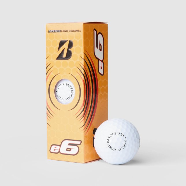 Balles De Golf create your own professional Bridgestone e6 (Emballage)