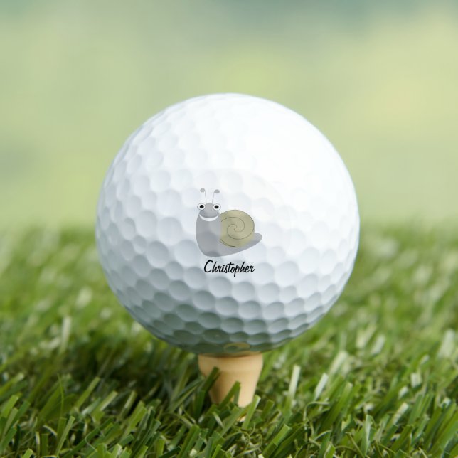 Balles De Golf Création Escargot Personnalisée (T-shirt Insitu)