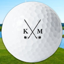 Création personnalisée de golfeur avec initiales d