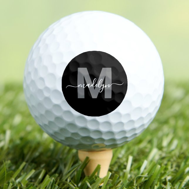 Balles De Golf Création personnalisée de votre propre initiale de (Custom Create Your Own Initial Name Monogrammed Golf Balls)