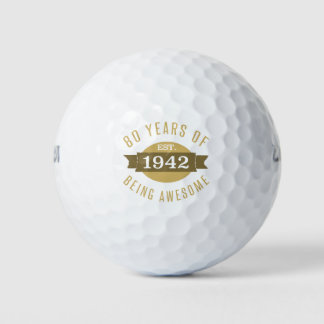 Balles De Golf Créé en 1942 80e anniversaire
