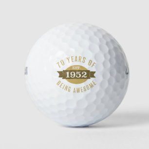 Balles De Golf Créé en 1952 70e anniversaire