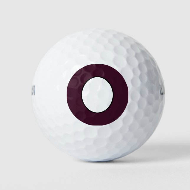 Balles De Golf Créer sa propre aubergine personnalisée (Devant)