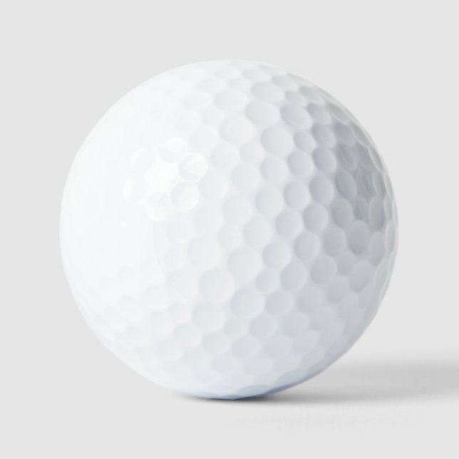 Balles De Golf Créez votre propre blanc  (Recto)