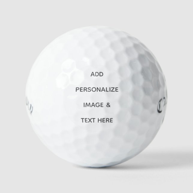 Balles De Golf Créez Votre Propre Callaway Supersoft blanche (Recto)