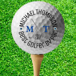 Balles De Golf Créez votre propre meilleur monogramme de golfeur<br><div class="desc">Créez Vos Propres Ballons De Golf Monogram De Golfeur. Ajoutez facilement vos propres initiales monogrammes, nom et message pour faire une balle de golf amusante. Faites un cadeau pour vous-même ou un cadeau élégant d'anniversaire, d'anniversaire ou de Noël à votre famille ou à des amis comme le père, le grand-père,...</div>