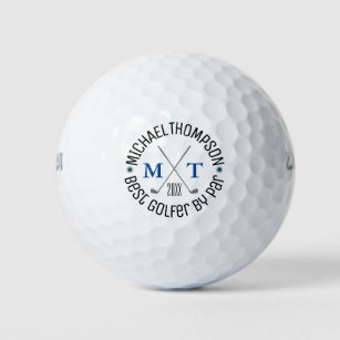 Balles De Golf Créez votre propre meilleur monogramme de golfeur