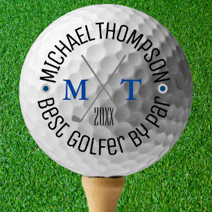 Balles De Golf Créez Votre Propre Monogramme de Meilleur Golfeur