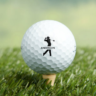 Balles De Golf Créez votre propre nom de monogramme moderne perso