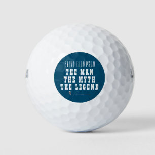 Balles De Golf Créez votre propre nom Initiales Boules de golf