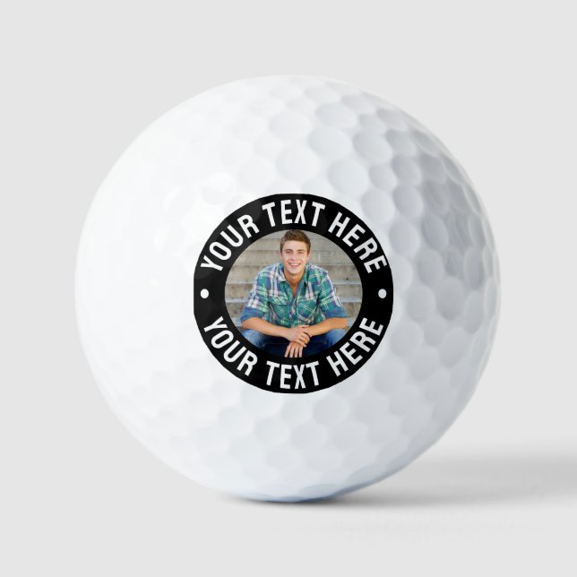 Balles De Golf Créez votre propre photo (Recto)