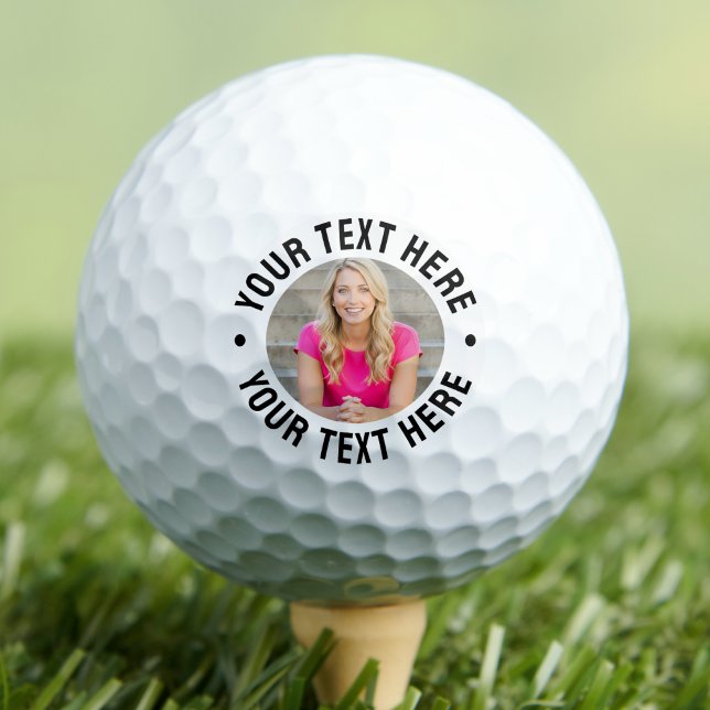 Balles De Golf Créez votre propre photo (Create your Own Photo Golf Balls)