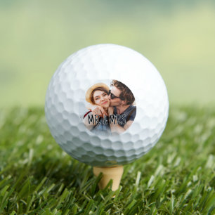 Balles De Golf Créez Votre Propre Photo de Couple Personnalisée